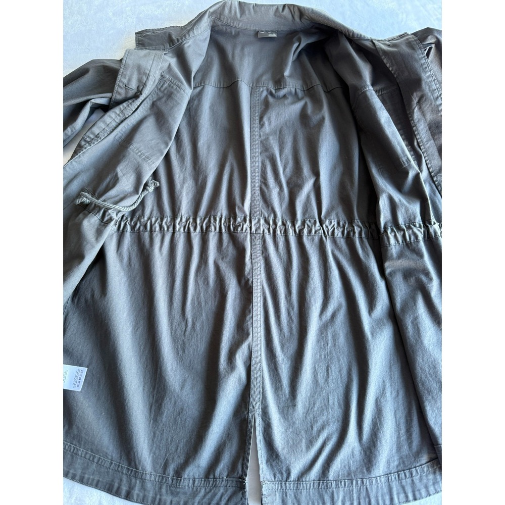 Eddie Bauer Utility Field Jacket Womens XL Gray Gorpcore Rugged Outdoor Hiking - Picture 13 of 15